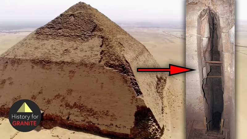 Stillbild ur “1001 Mysteries of the Bent Pyramid”.